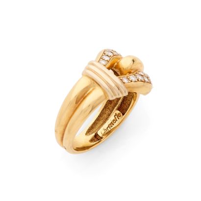 CHRISTOFLE 
BAGUE
présentant un motif asymétrique...