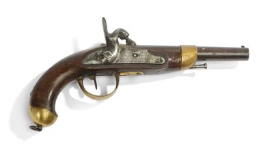 PISTOLET D'ARCON modèle 1822T à percussion....