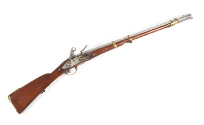 COURT FUSIL A SILEX
Canon rond à pans au...