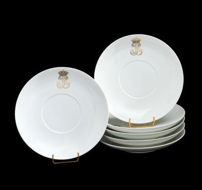 PORCELAINE DE LA MANUFACTURE DE SEVRES.
SERVICE...
