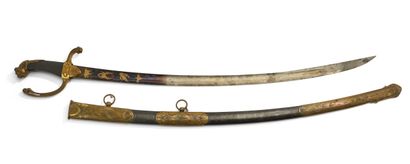 SABRE D'OFFICIER DE CAVALERIE
Monture en...