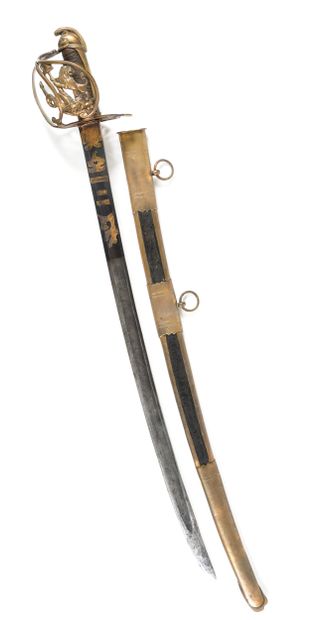 SABRE D'OFFICIER DIT MONTMORENCY au « lion...