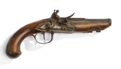 PISTOLET A SILEX
Canon rond à bourrelet,...