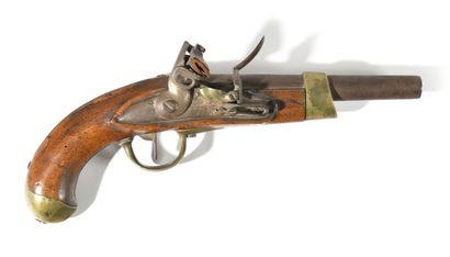 PISTOLET D'ARCON modèle An XIII.
Canon rond...
