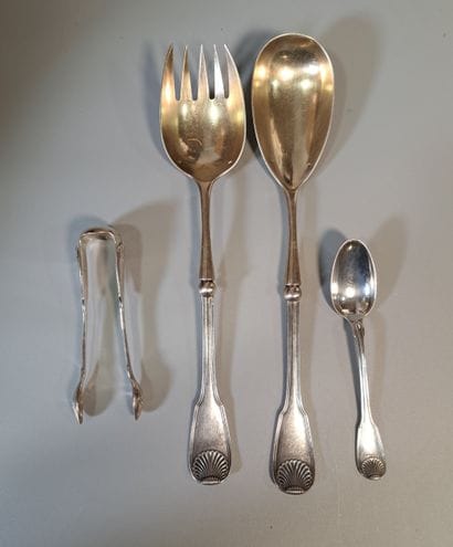 MENAGERE in silver 925° shell model including...