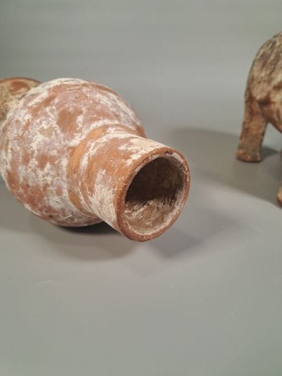CHINA
Terracotta incense burner featuring...