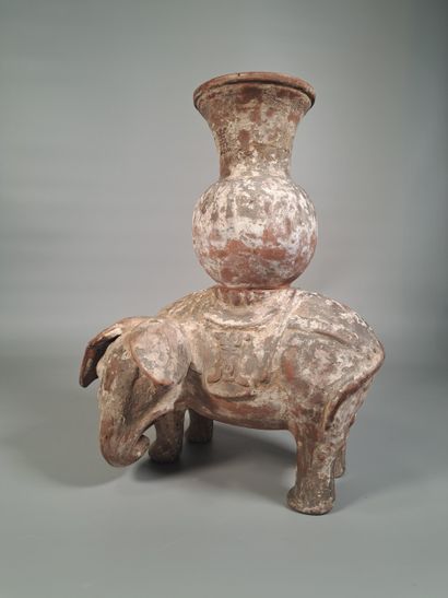CHINA
Terracotta incense burner featuring...