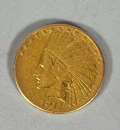 UNITED STATES
10 dollars gold Indian head...