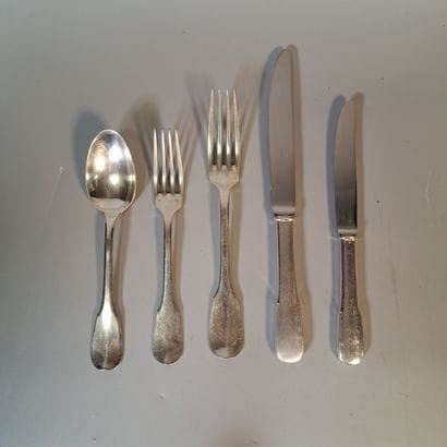 925° sterling silver HOUSEHOLD SET including...