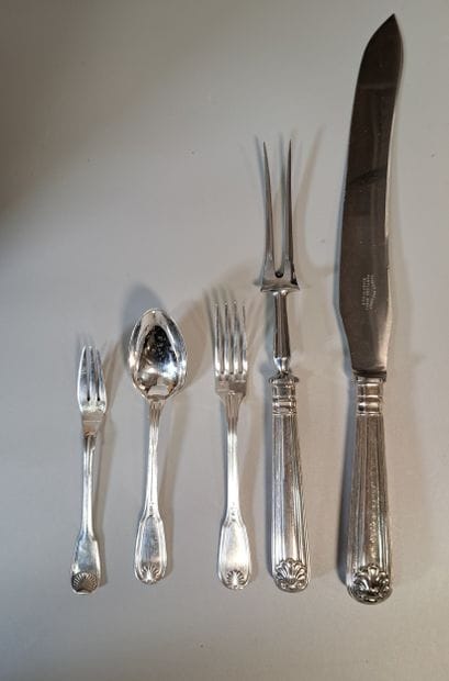 MENAGERE in silver 925° shell model including...
