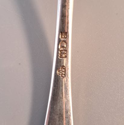 SET OF Mismatched silver cutlery including...