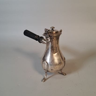 950° silver VERSEUSE on tripod base, ebony...