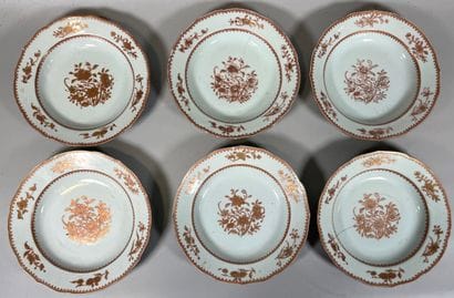 CHINA - COMPAGNIE DES INDES
Ten Chinese porcelain...