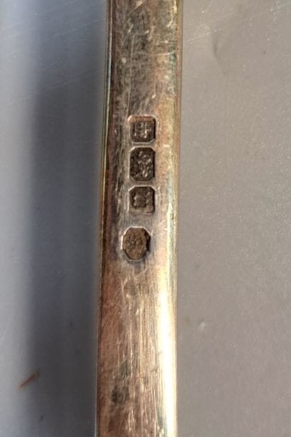 SET OF Mismatched silver cutlery including...