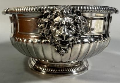 JARDINIERE DE TABLE oval-shaped silver 925°...