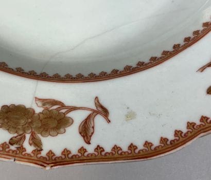 CHINA - COMPAGNIE DES INDES
Ten Chinese porcelain...