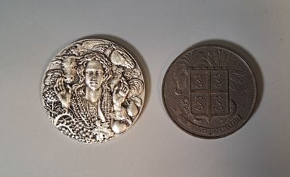 TWO silver MEDALS :
-Monnaie de Paris La...