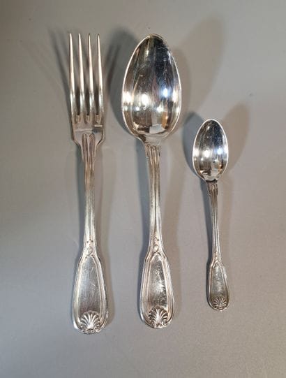 MENAGERE in silver 925° shell model including...