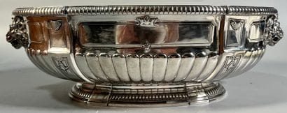 JARDINIERE DE TABLE oval-shaped silver 925°...