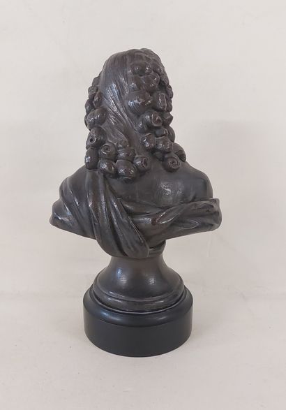 JACQUEMIN

Voltaire

Bronze, marble base

Signed...