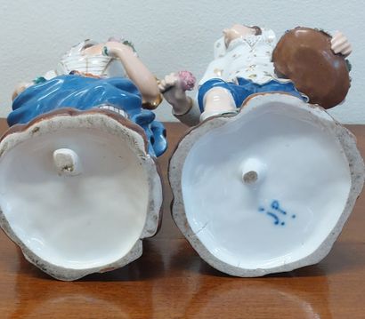 JACOB-PETIT (1796-1868) 

Two porcelain subjects,...