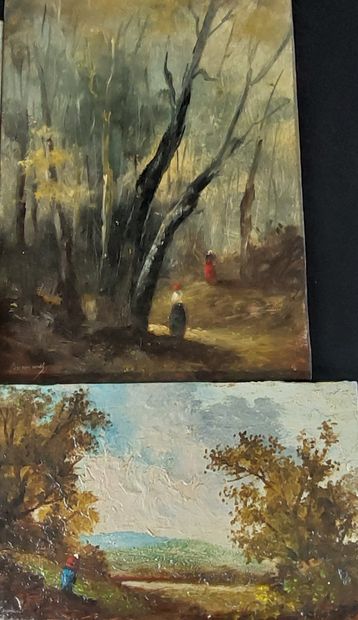 FOUR OILS

Landscape

Oil on isorel 

13...