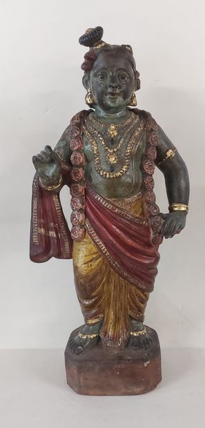 INDIA

Krishna in polychrome Terracota 

Height:...