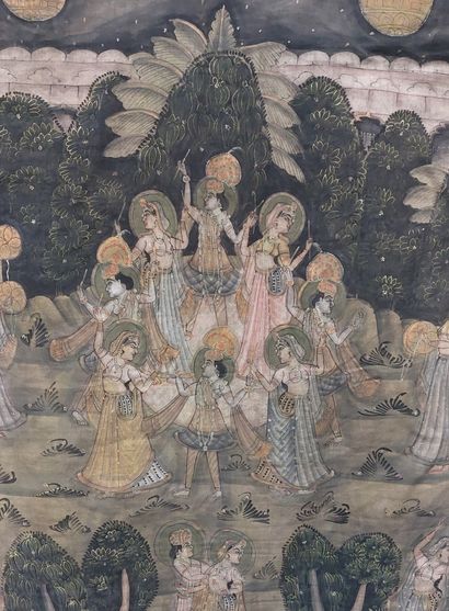 INDIAN TAPESTRY printed with figures

175...