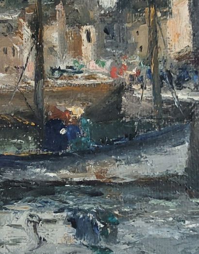Marcel LE DOARE (XX) 

Quai du Rosmeur, Douarnenez

Unsigned...