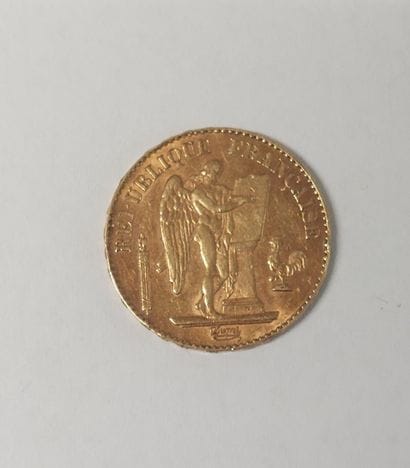 20 FRANCS GOLD COIN

Genie 1898

Weight :...