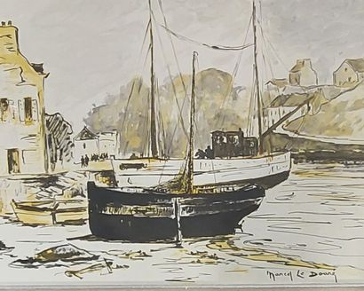 Marcel LE DOARE (XX) 

Port

Watercolor signed...
