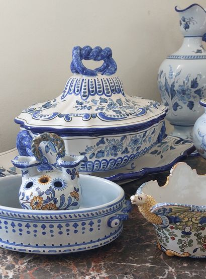NEVERS MONTAGNON

XXth century 

Earthenware...