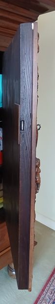 EXCEPTIONAL GERMAN WARDROBE in molded and...