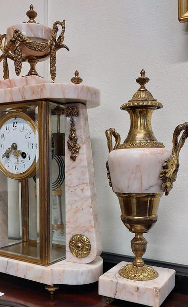 CAGE HANGER in marble and bronze with its...