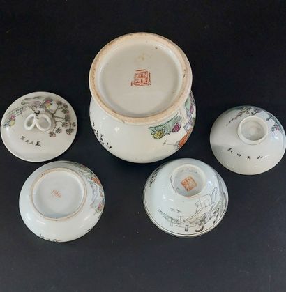 CHINA

Set comprising a covered pot, a covered...