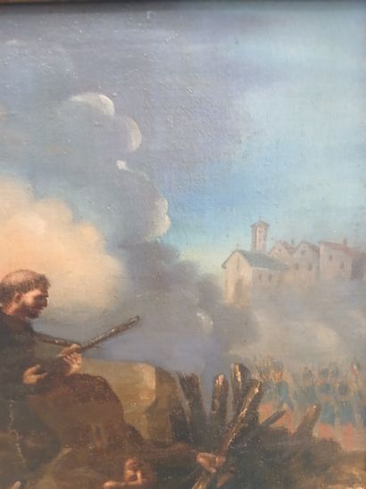 19th century FRENCH SCHOOL

Siege of Saragossa

Oil...