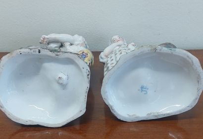 JACOB-PETIT (1796-1868) 

Two porcelain subjects,...