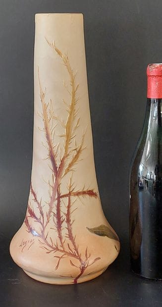 LEGRAS 

Santiago pâte de verre vase with...