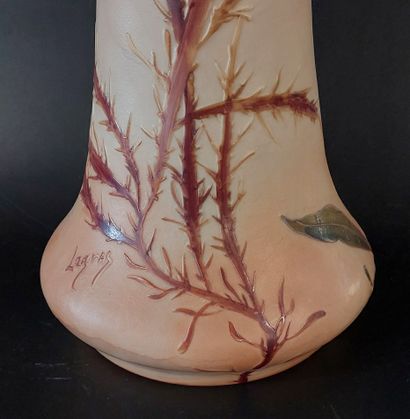 LEGRAS 

Santiago pâte de verre vase with...