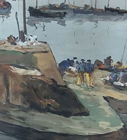 Marcel LE DOARE (XX) 

Return from fishing...