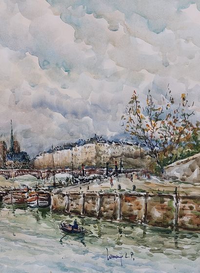 Jean-Pierre LAVOINE (XX) 

Paris, the quays...