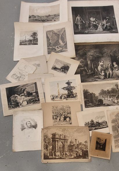 SET OF ENGRAVINGS

Color and black & white...
