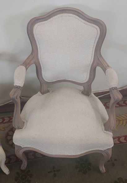 TWO CHILD'S ARMCHAIRS in lacquered wood

Louis...
