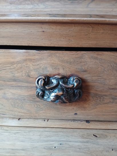 EXCEPTIONAL GERMAN WARDROBE in molded and...