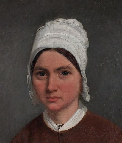 ECOLE DU XIXème siècle

Portrait de femme...
