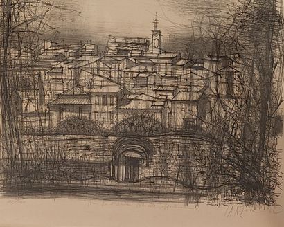 Jean CARZOU (1907-2000) 

Vue de village

Lithographie...