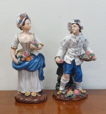 JACOB-PETIT (1796-1868) 

Two porcelain subjects,...