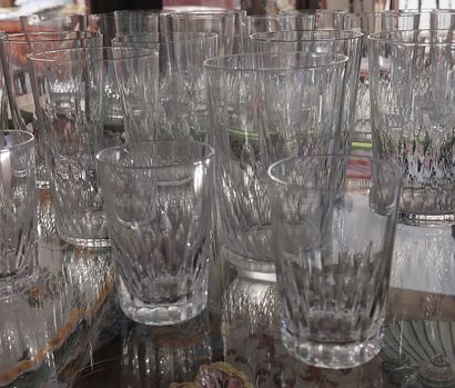 BACCARAT, Richelieu model

Suite of 10 large...