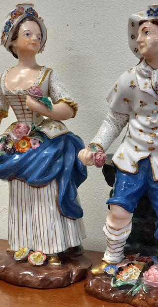 JACOB-PETIT (1796-1868) 

Two porcelain subjects,...