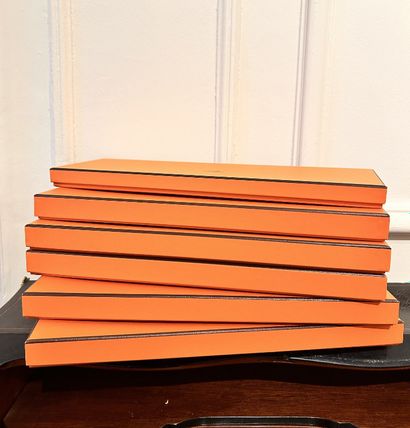 HERMES PARIS

5 boites à écharpe en carton...